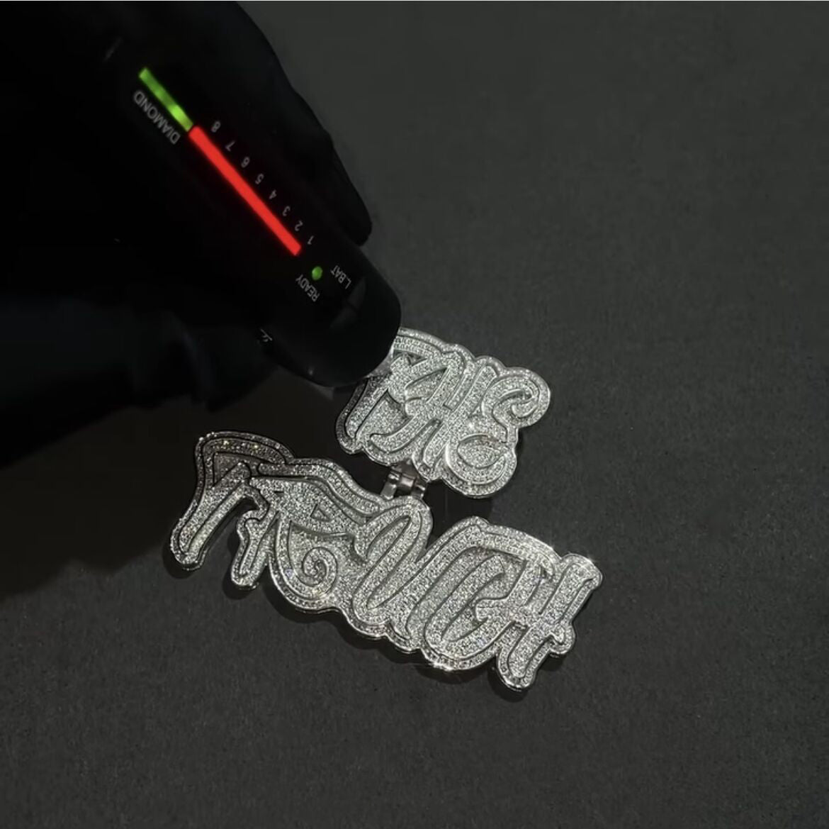 iced out custom jewelry name pendant vvs moissanite custom s925 custom diamond pendant high quality agahiphop