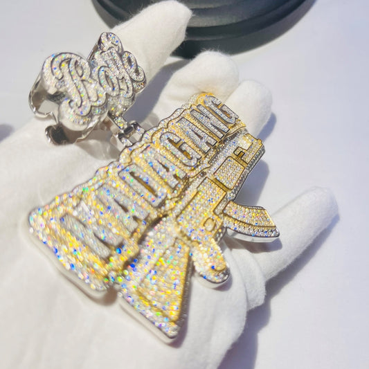 CUSTOM MANY LETTERS AK PENDANT