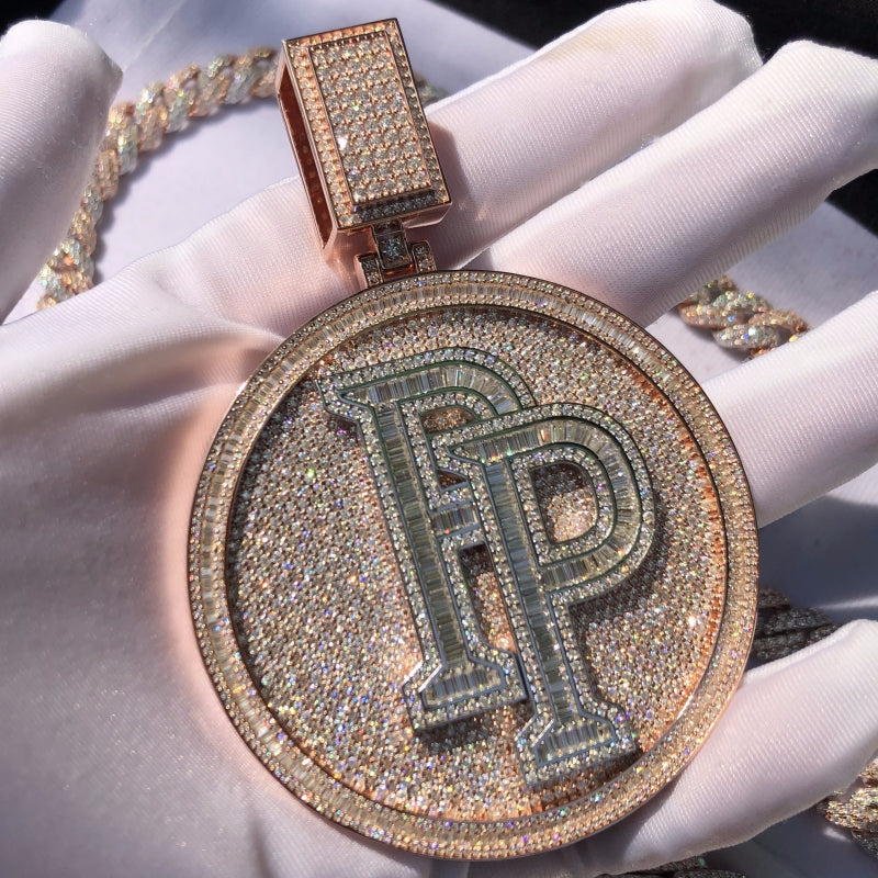 CUSTOM BAGUETTE PENDANT
