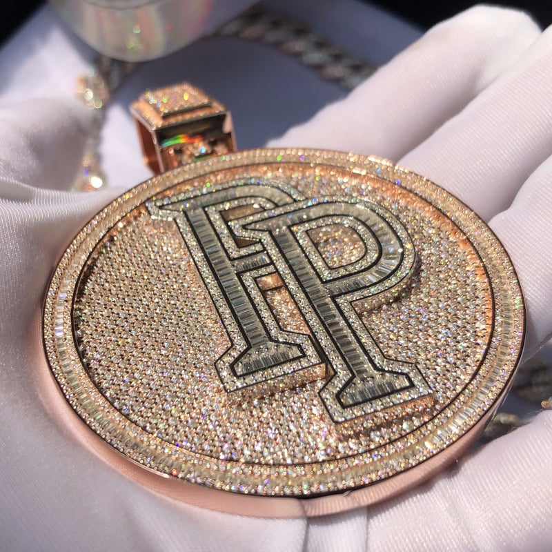 CUSTOM BAGUETTE PENDANT