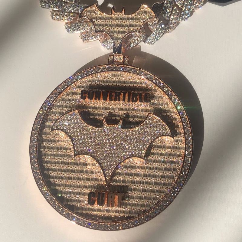 CUSTOM LOGO CIRCLE PENDANT