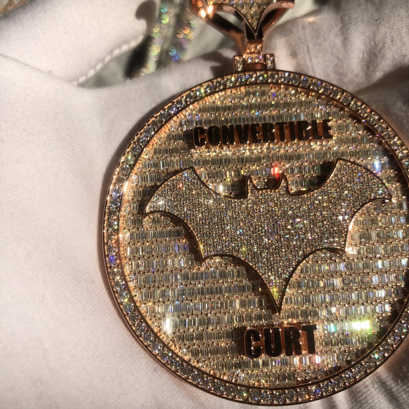 CUSTOM LOGO CIRCLE PENDANT