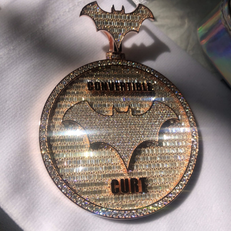 CUSTOM LOGO CIRCLE PENDANT