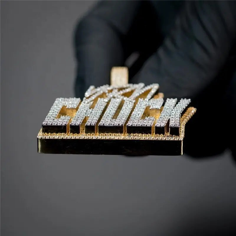 Custom Hip Hop Iced Out Clawing Setting Loose Moissanite Diamonds Pendant