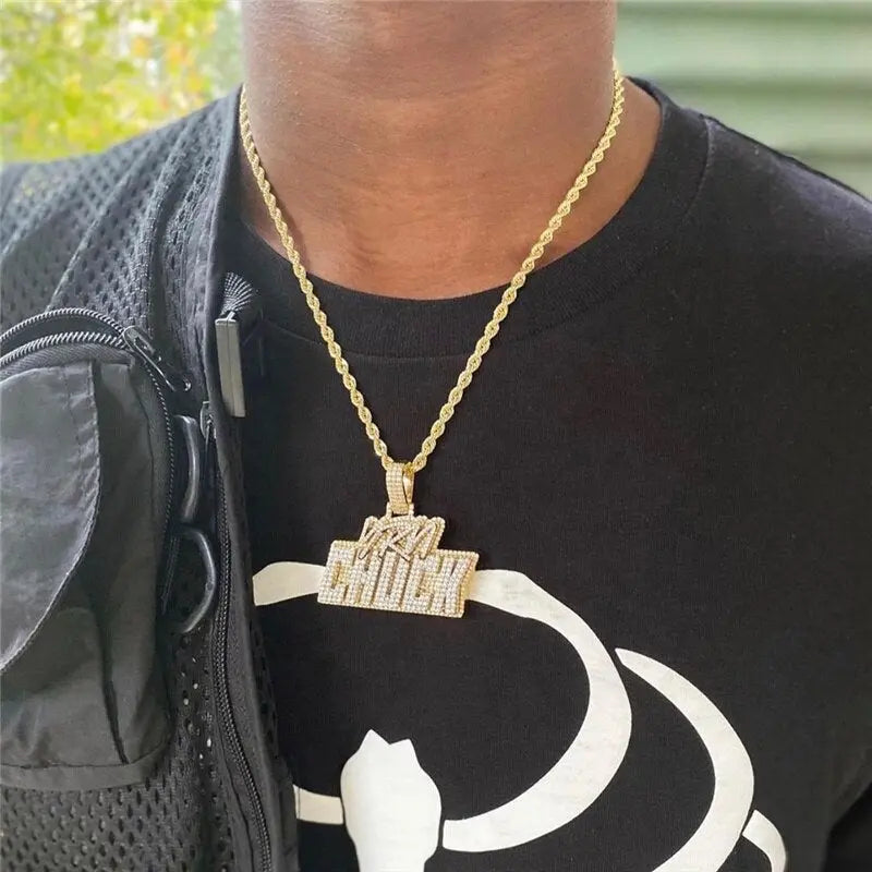 Custom Hip Hop Iced Out Clawing Setting Loose Moissanite Diamonds Pendant