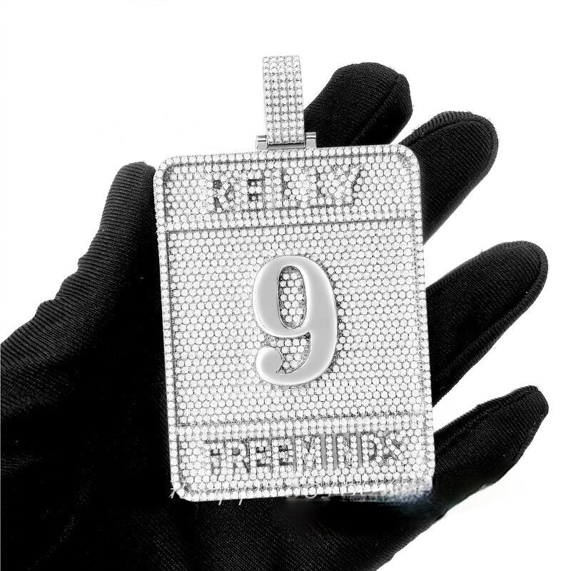 Custom Moissanite Iced Pendant - agahiphop