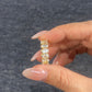 S925 Sterling Silver Oval Lab Grown Ring For Women