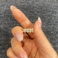 S925 Sterling Silver Oval Lab Grown Ring For Women