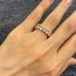 S925 Sterling Silver Oval Lab Grown Ring For Women