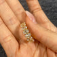 S925 Sterling Silver Oval Lab Grown Ring For Women