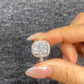 S925 Sterling Silver 3CT Halo Lab Grown Ring For Women