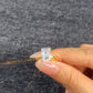 S925 Sterling Silver 3CT Princess Cut Lab Grown Ring For Women