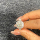 S925 Sterling Silver 3CT Halo Cut Lab Grown Ring For Women