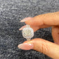 S925 Sterling Silver 3CT Halo Cut Lab Grown Ring For Women