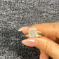 S925 Sterling Silver 3CT Round Cut Lab Grown Ring For Women