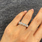 S925 Sterling Silver Total 2CT Heart Cut Lab Grown Diamond Ring For Women