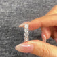 S925 Sterling Silver Total 2CT Heart Cut Lab Grown Diamond Ring For Women