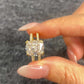 S925 Sterling Silver 3CT Round Cut Lab Grown Ring For Women