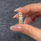 S925 Sterling Silver Oval Lab Grown Ring For Women