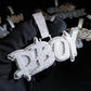 Custom Silver Hip Hop Moissanite Letter Pendant Deposit