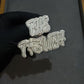 iced out custom jewelry name pendant vvs moissanite custom s925 custom diamond pendant high quality agahiphop