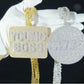 Custom Buss Down Hiphop Gold Men's Pendant Moissanite Iced Out Diamond Custom Jewelry agahiphop