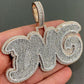 VVS Moissanite Iced Out Letter Initial Name Jewelry Personalized Moissanite Custom Pendant agahiphop