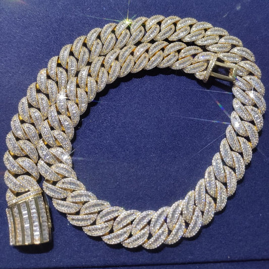 CUSTOM BAGUETTE MIAMI CUBAN CHAIN