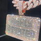 Custom Design  Moissanite Diamond 3D Fully Iced Out 5A CZ Chain Hand Setting Pendant Jewelry agahiphop