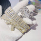 CUSTOM MANY LETTERS AK  PENDANT