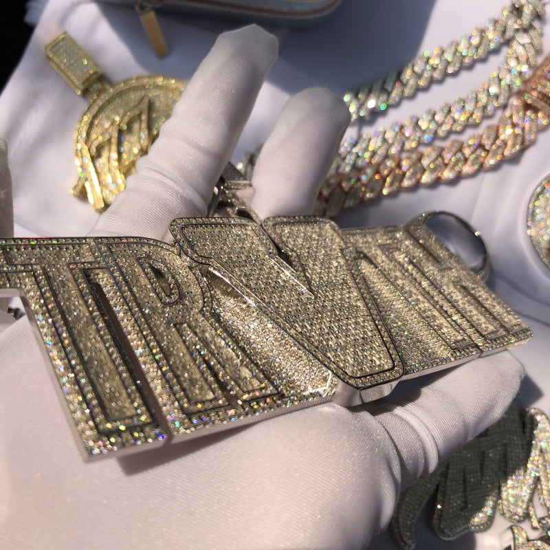 CUSTOM MANY LETTERS  PENDANT