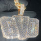 Custom Design  Moissanite Diamond 3D Fully Iced Out 5A CZ Chain Hand Setting Pendant Jewelry agahiphop
