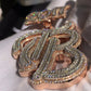 CUSTOM 1-2 LETTERS BAGUETTE PENDANT