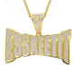 Custom Hip Hop ESSKEETIT Letter Pendants Deposit - agahiphop