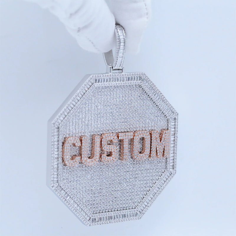 Full Iced out Moissanite Diamond Pendant Deposit - agahiphop