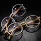 Hip Hop Iced Out  Metal Wood Glasses frame