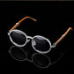 Hip Hop Iced Out  Metal Wood Glasses frame